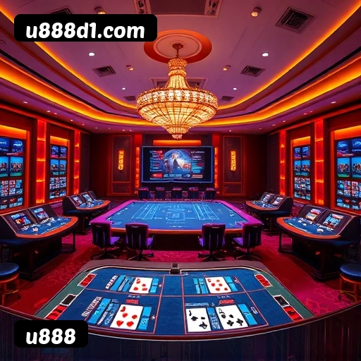 Roleta e blackjack u888